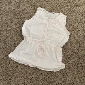 Hopeless Romantic lace top with tie front detail